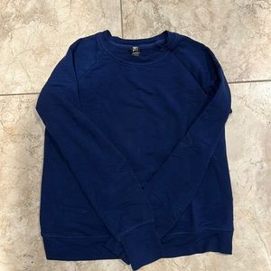 Navy blue Cross back Athleta Girl Sweatshirt (leggings in separate listing)
